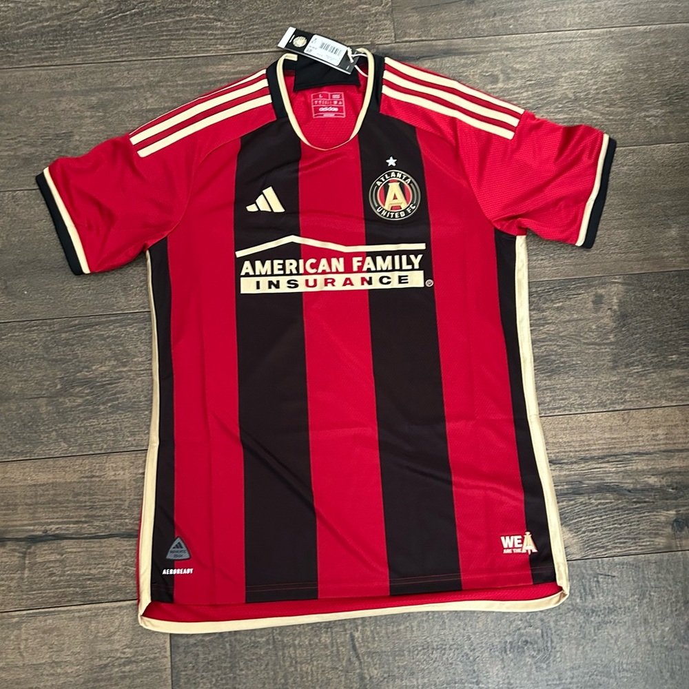 Atlanta United FC Adidas‎ Red and Black Soccer Jersey